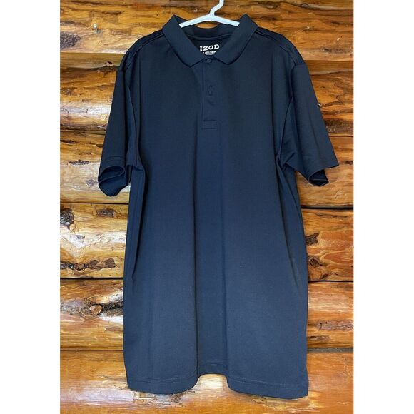 Izod Other - Izod‎ Black Short Sleeve Polo Shirt Size XL (18-20)